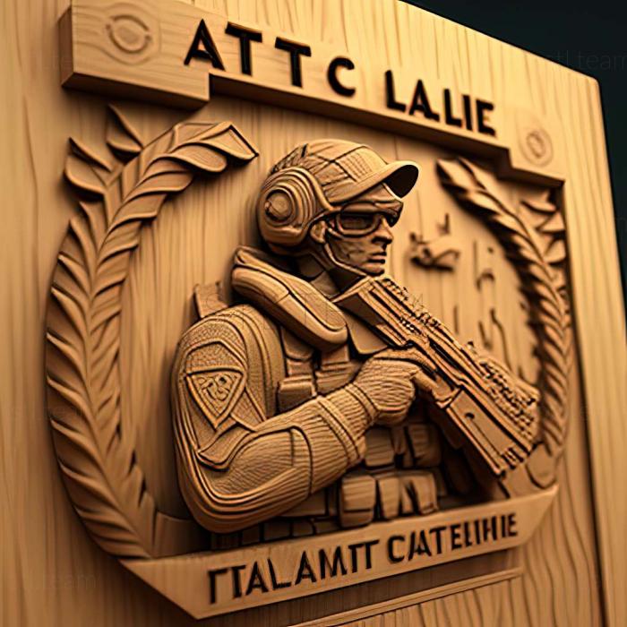 3D model A.T.T.C  Anti Terrorism Training Center game (STL)